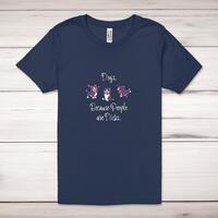 Dogs, Because People Are Dicks Adult T-Shirt