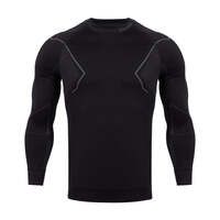 Alpinus Mens Active Base Layer Thermoactive T-Shirt - Black/Gray