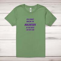 Magnitude of the Fucks Adult T-Shirt