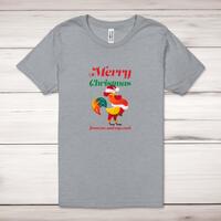 Merry Christmas From Me And My Cock Adult T-Shirt