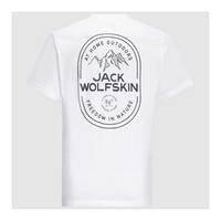 Jack Wolfskin Mens Freedom in Nature Organic T-Shirt - White Rush