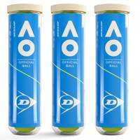 Dunlop Australian Open Tennis Balls - 1 Dozen