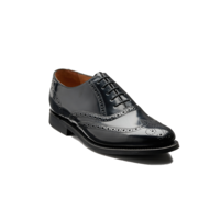 Glasgow - Black Hi shine, 11.5 / G / Dainite Rubber Sole