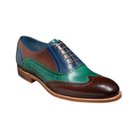 Valiant Multi - Ebony / Green / Blue Hand Painted, 5.5