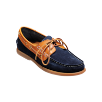 Wallis - Navy Blue Suede / Cedar Collar, 46.5
