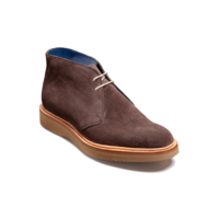 Ted - Dark Brown Suede, 10 / G