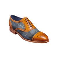 Hursley - Cedar Calf / Check Fabric, 14
