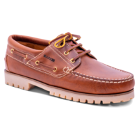 Brixham - Tan Pull Up, 47 / F / Rubber Sole