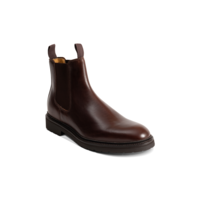 Camborne - Brown Pull Up, 8 / G / Rubber Sole