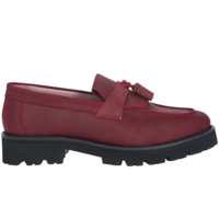 Tia - Burgundy Waxy Suede, 10.5 / D