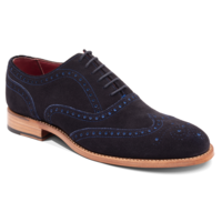Brando 2 - Navy Suede, 12.5 / G / 7mm Leather Sole