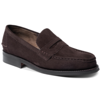 Caruso - Moka Suede, 14 / F / 7mm Leather Sole