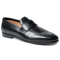 Capri - Black Calf, 6.5 / F / Rubber Sole