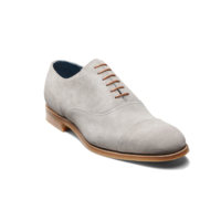 Pullman - Grey Suede, 7 / G / 7mm Rubber sole