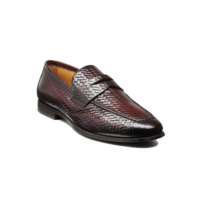 Capri - Brown Weave Brown Stain, 8 / F / Rubber Sole