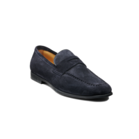 Capri - Navy Suede, 9.5 / F / Rubber Sole