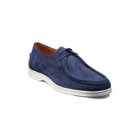 Vigo - Navy Suede White Sole, 44.5 / F / Rubber Sole