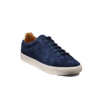 Skylar - Navy Suede White, 14 / F / Rubber Sole