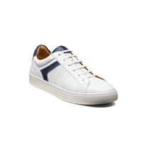 Skylar - White Navy, 6.5 / F / Rubber Sole