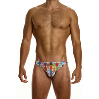 Modus Vivendi Rainbow Hearts Mesh Low Cut Brief