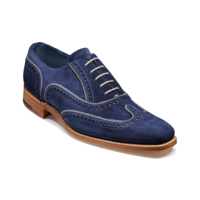 Spencer - Navy / Grey Suede, 8