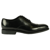 Derby Toe Cap - Black Hi Shine, 6