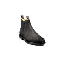 Sutton - Black Waxy Suede, 8.5 / G / 10mm Dainite Sole