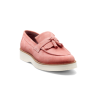 Abbie - Pink Suede, 5.5 / D / Rubber Sole