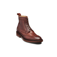 Calder - Burgundy Grain, 9.5 / F / 10mm Dainite Sole