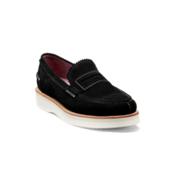 Maddie - Black Suede, 4.5 / D / Rubber Sole