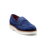 Maddie - Navy Suede, 3.5 / D / Rubber Sole