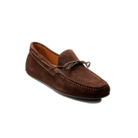 Silverstone - Dark Brown Suede, 5.5 / F / Rubber Sole