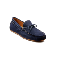 Silverstone - Navy Suede, 9.5 / F / Rubber Sole