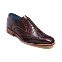 Spencer - Walnut / Burgundy Hand Painted (Sample), 8 / G / 7mm Leather Sole