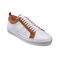 Greg - White Calf / Tan Suede, 11