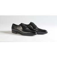 Althorp - Black Calf Black Suede, 8.5 / D / Leather Sole